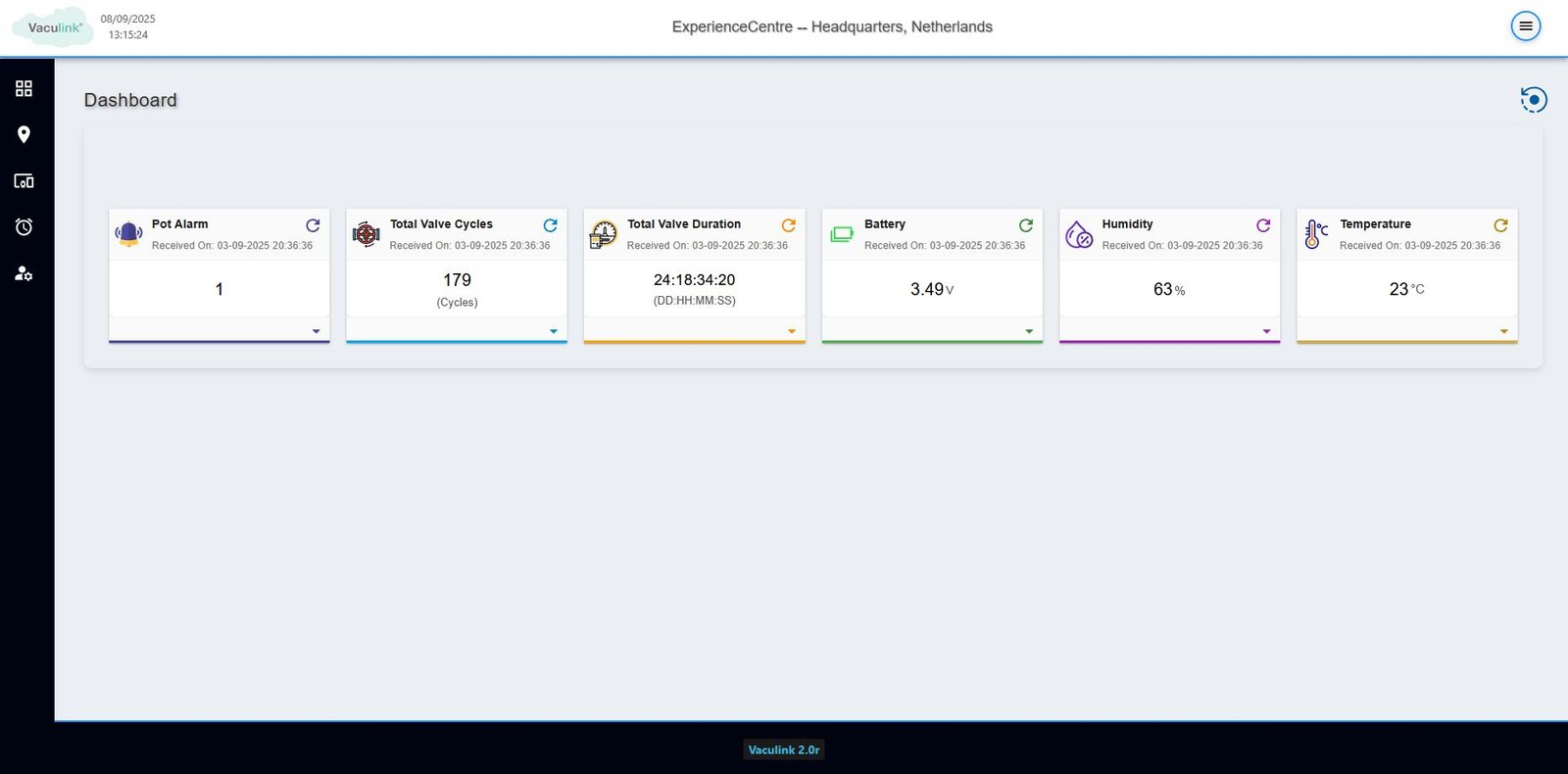 Vaculink Dashboard